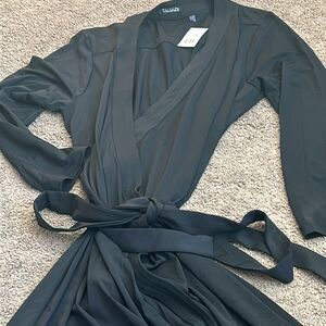 Tahari Black Long Sleeve Dress